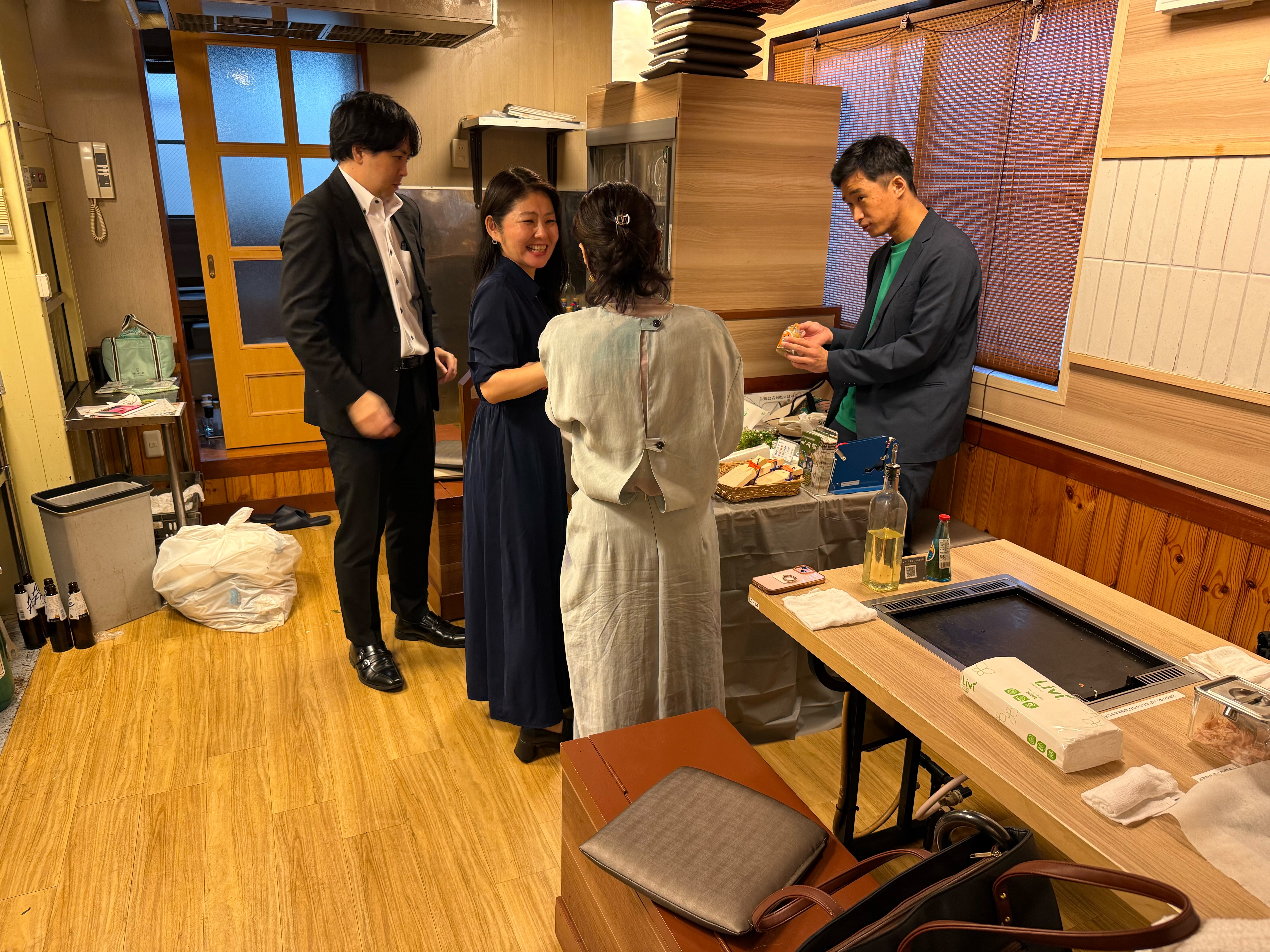 出店者と参加者の交流